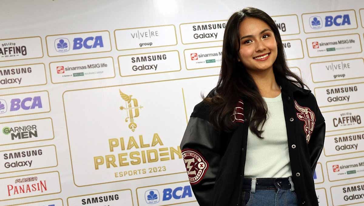 Angie Marcheria, Awesome Ambassador Piala Presiden 2023. (Foto: Media Piala Presiden Esports) Copyright: © Media Piala Presiden Esports