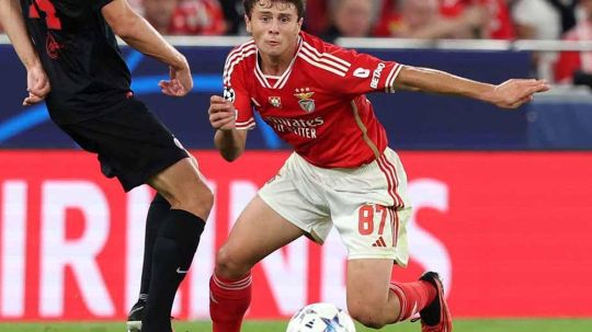 Pemain Benfica, Joao Neves. (Foto: REUTERS/Pedro Nunes) Copyright: © REUTERS/Pedro Nunes