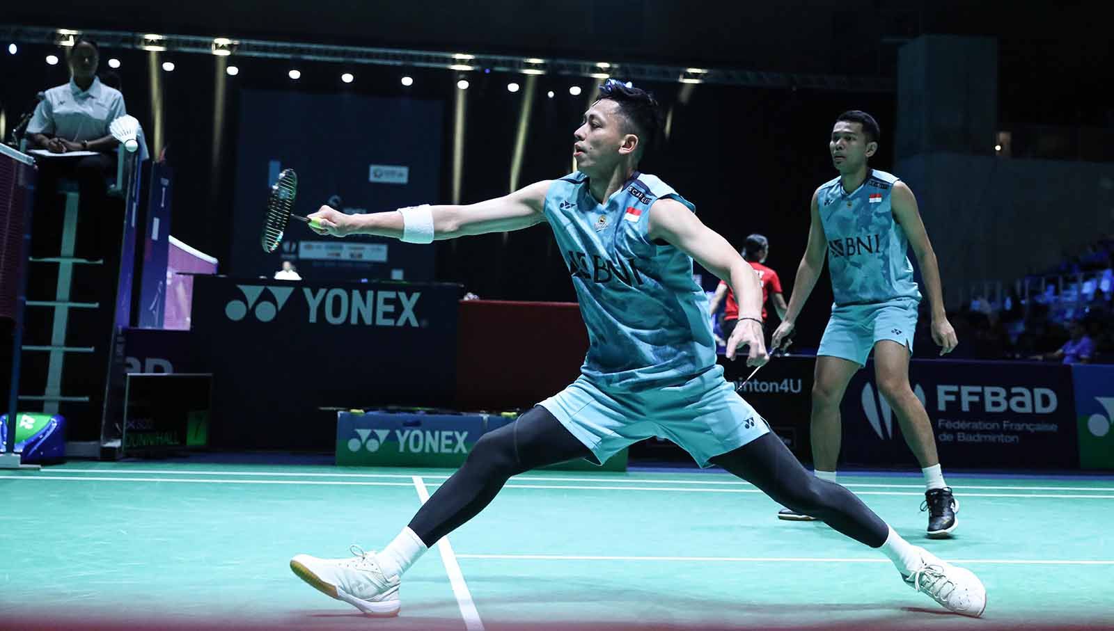 Terdapat tiga kekalahan paling mengejutkan sekaligus tragis dalam sejarah Korea Masters, termasuk dialami oleh salah satu wakil Indonesia yakni Fajar/Rian. (Foto: PBSI) Copyright: © PBSI