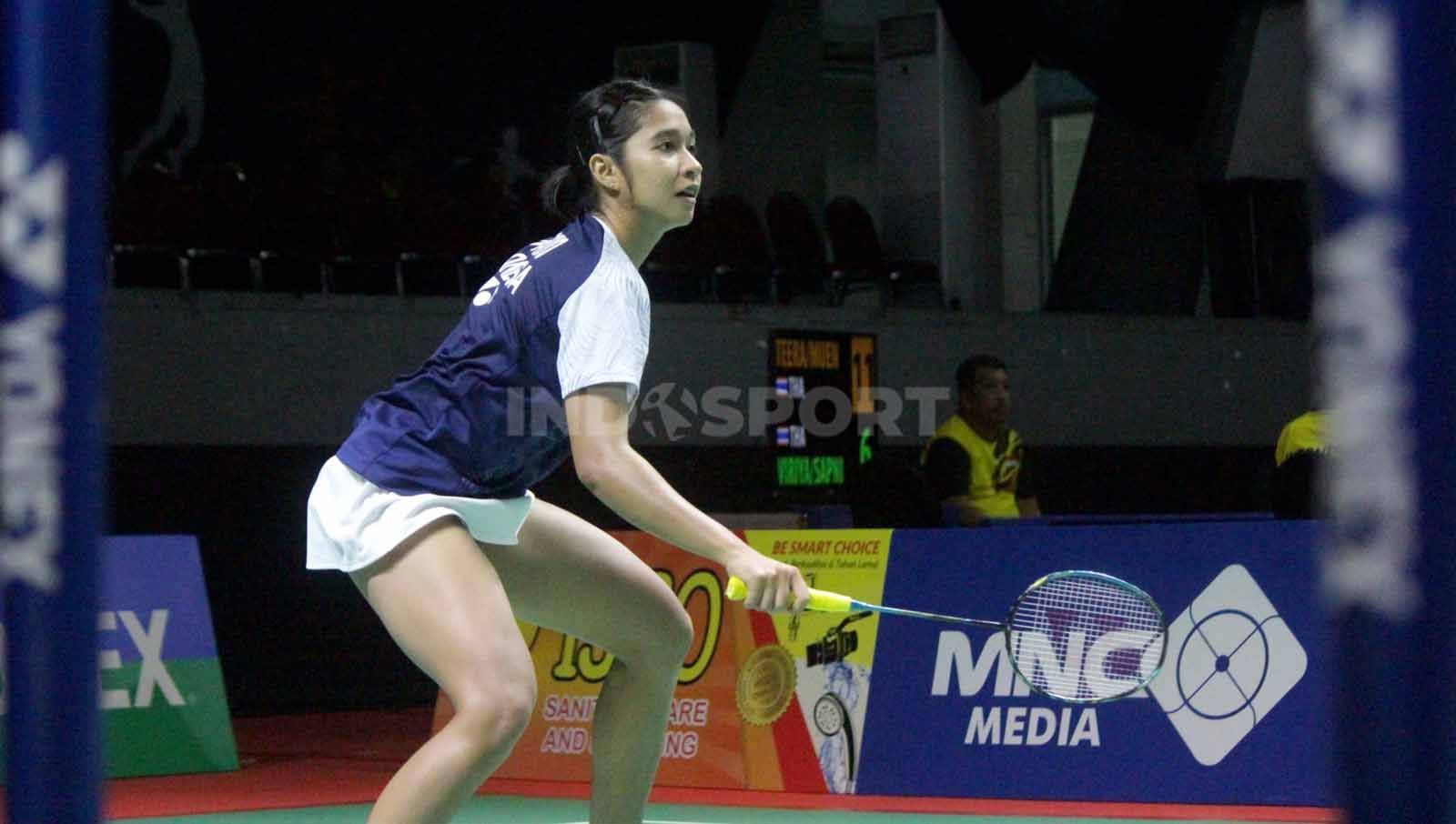 Tunggal putri Indonesia, Ester Nurumi Tri Wardoyo. (Foto: Fitra Herdian/INDOSPORT) Copyright: © Fitra Herdian/INDOSPORT