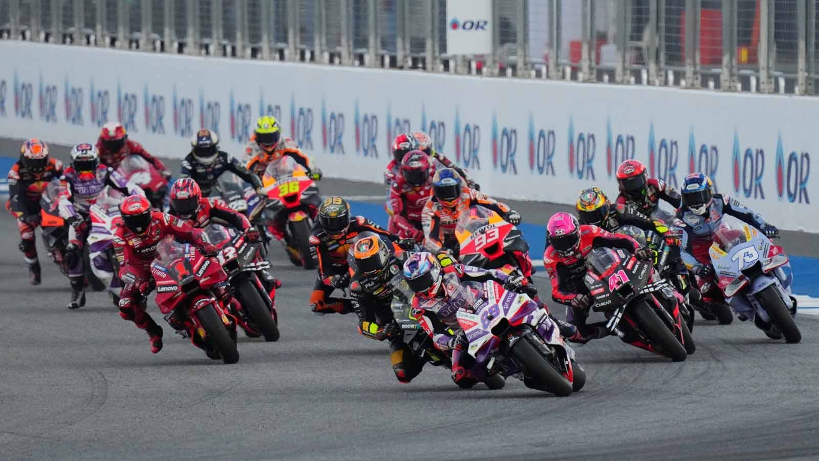 Link live streaming kualifikasi dan sprint race MotoGP Malaysia, Sabtu (11/11/23). Foto: REUTERS/Athit Perawonmetha. Copyright: © REUTERS/Athit Perawonmetha