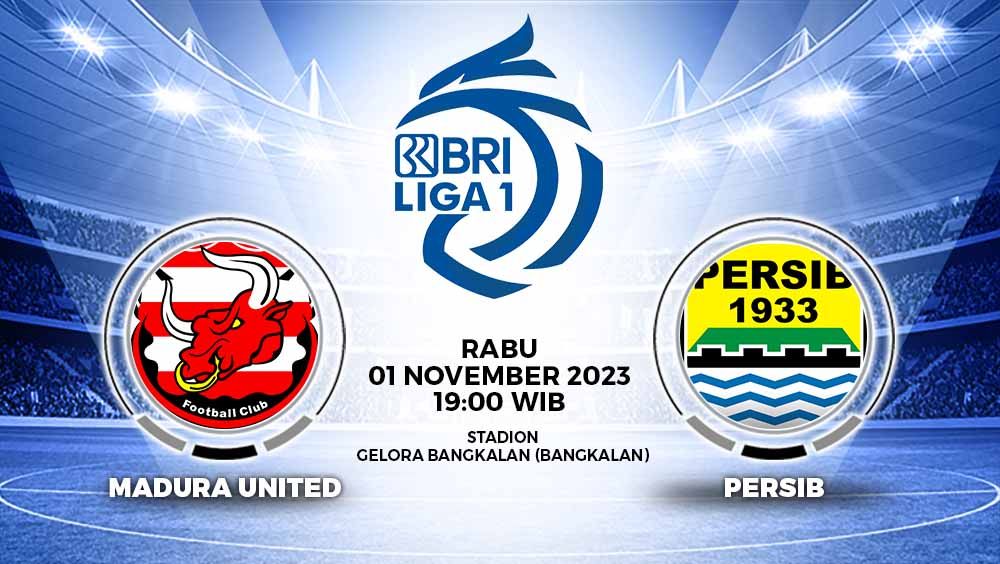 Prediksi Liga 1 Madura United vs Persib Bandung, Rabu (01/11/23). Copyright: © Grafis: Yuhariyanto/INDOSPORT