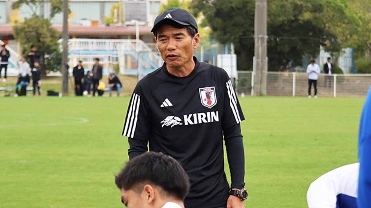 Pelatih Timnas Jepang U-17, Yoshiro Moriyama. (Foto: jfa.jp) Copyright: © jfa.jp