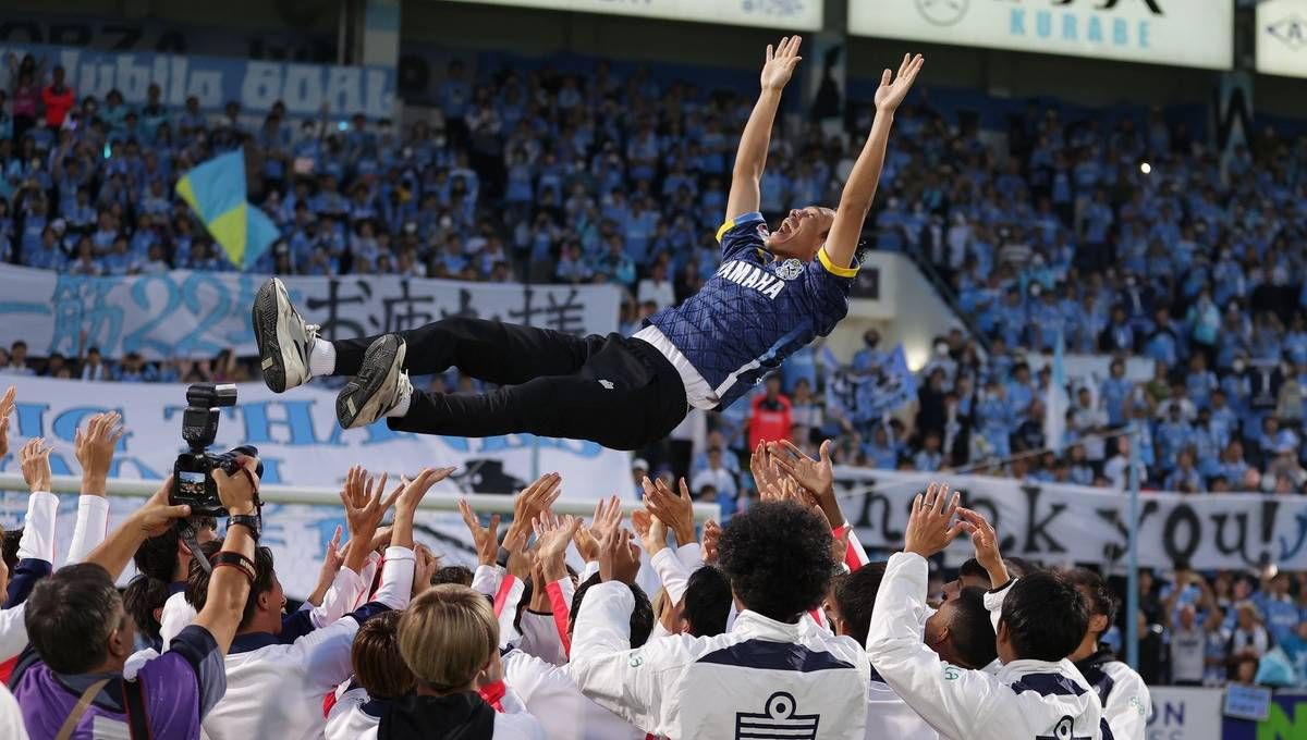 Jubilo Iwata yang baru semusim di J2 League, langsung memastikan diri kembali ke J1 League musim depan. Copyright: © J.League