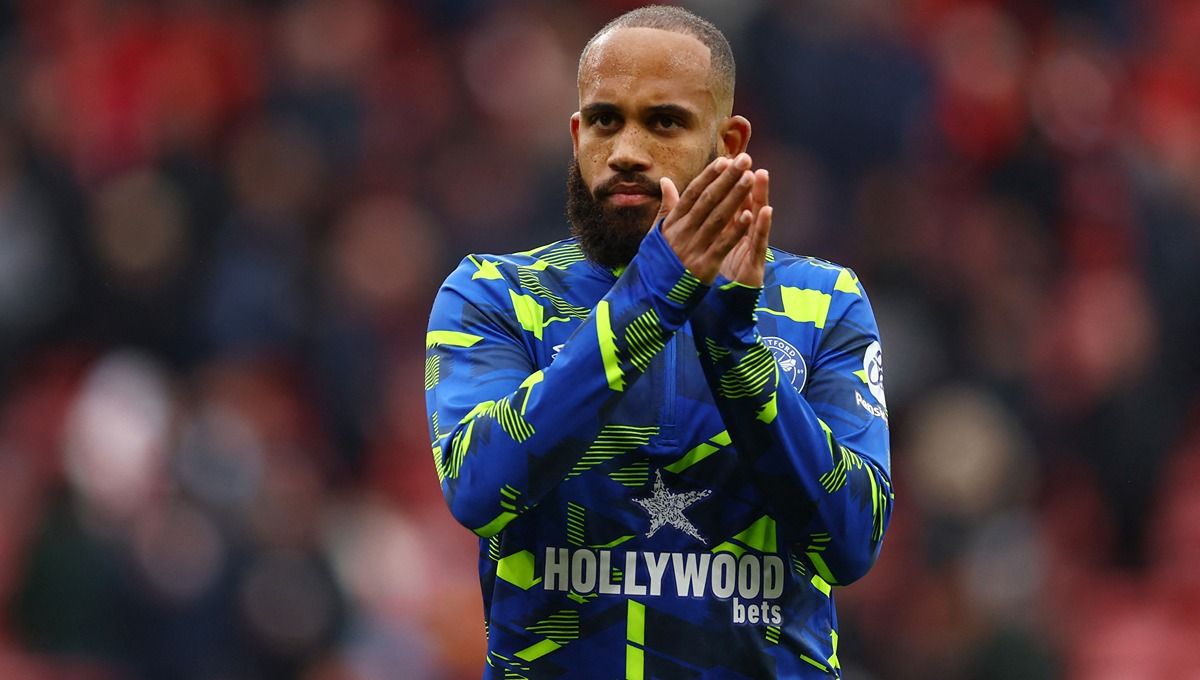 Penyerang Brentford, Bryan Mbeumo. (Foto: REUTERS/Molly Darlington) Copyright: © REUTERS/Molly Darlington