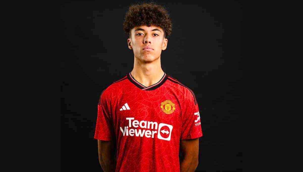 Ethan Wheatley, pemain muda berbakat Manchester United. (Foto: manutd) Copyright: © manutd