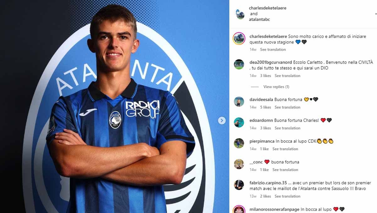 Charles De Ketelaere mungkin ada baiknya tidak dipulangkan AC Milan usai masa peminjamannya ke Atalanta usai. (Foto: Instagram@charlesdeketelaere) Copyright: © Instagram@charlesdeketelaere