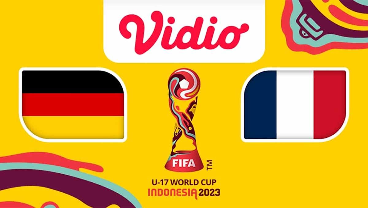 Laga final Piala Dunia U-17 Jerman vs Prancis di Vidio. (Foto: vidio) Copyright: © vidio