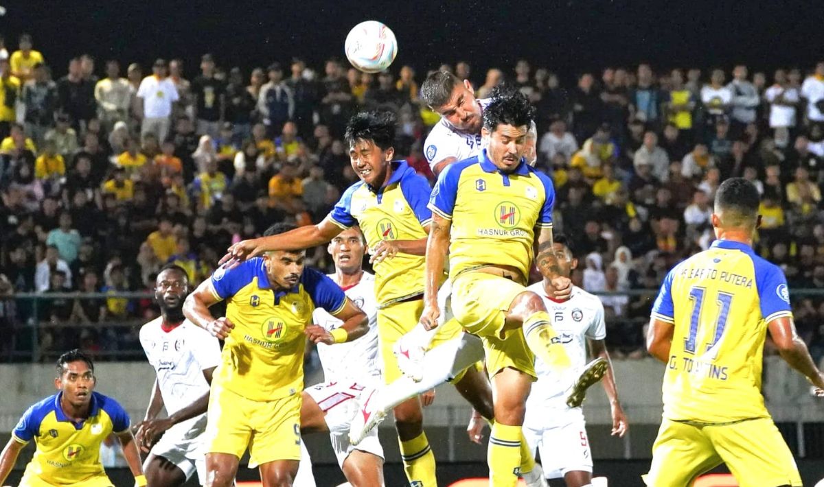 Barito Putera vs Arema FC, Bagus Kahfi cetak gol perdana di Liga 1. Copyright: © MO Arema FC