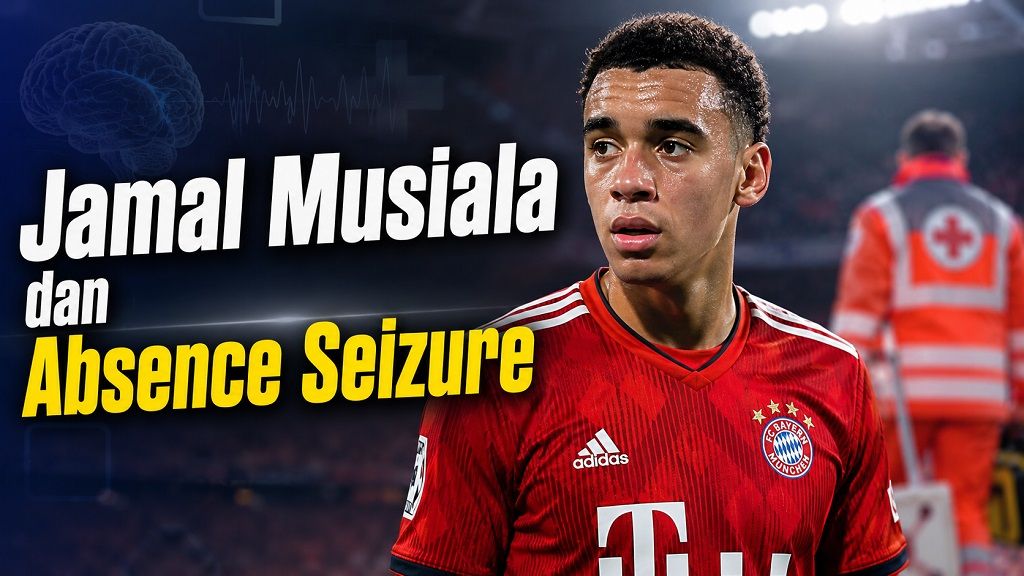 Pemain Bayern Munchen, Jamal Musiala, didiagnosa menderita penyakit absence seizure. Copyright: &copy; ChatGPT