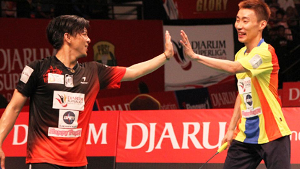Ariel bersama Lee Chong Wei. Copyright: ©