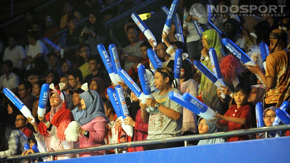 Animo masyarakat cukup tinggi untuk menyaksikan Indonesia Open Super Series tahun ini. Copyright: &copy; Ratno Prasetyo/INDOSPORT
