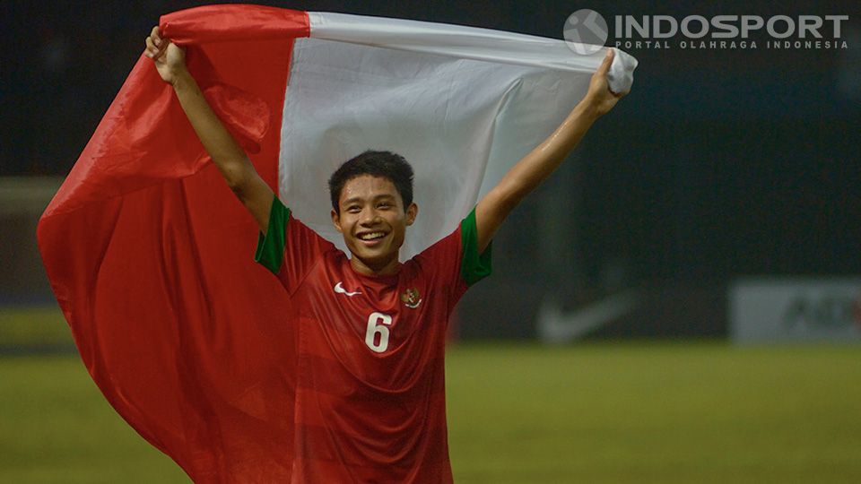 Jebolan Timnas Indonesia U-19, Evan Dimas. Copyright: © Ratno Prasetyo/ INDOSPORT