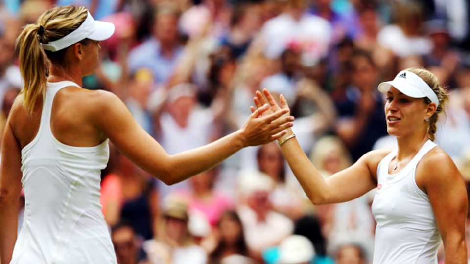 Angelique Kerber (kanan). Copyright: &copy; GRAFIS : M Yogi Arham/INDOSPORT-GETTY IMAGES