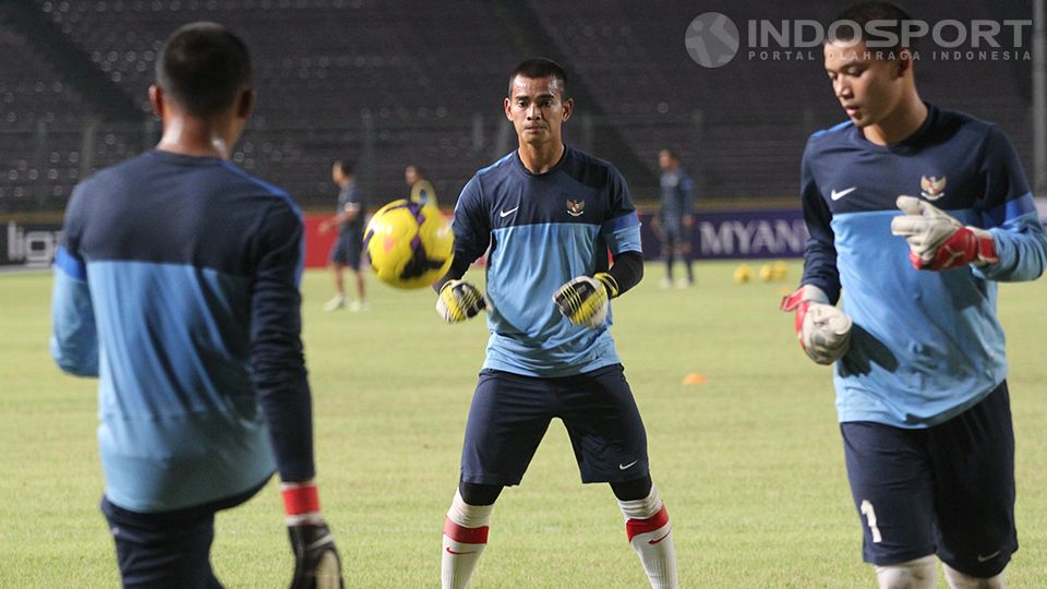 Ravi Murdianto, eks kiper andalan Timnas Indonesia U-19. Copyright: © Herry Ibrahim/INDOSPORT