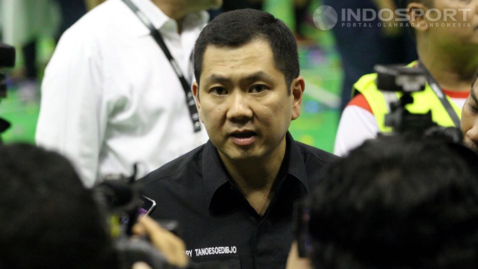 Hary Tanoe saat menghadiri MNC Futsal Championship 2014. Copyright: © Herry Ibrahim/INDOSPORT