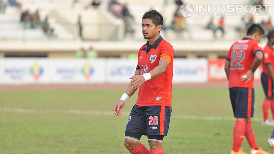 Skuad PBR, Kamis (02/10/14), mengakui mereka siap 100 persen dalam laga  babak delapan besar. Foto Bambang Pamungkas diambil saat PBR  melakoni laga lawan Persita di stadion Singa Perbangsa (05/09/14) lalu. Copyright: &copy; Ratno Prasetyo/ INDOSPORT