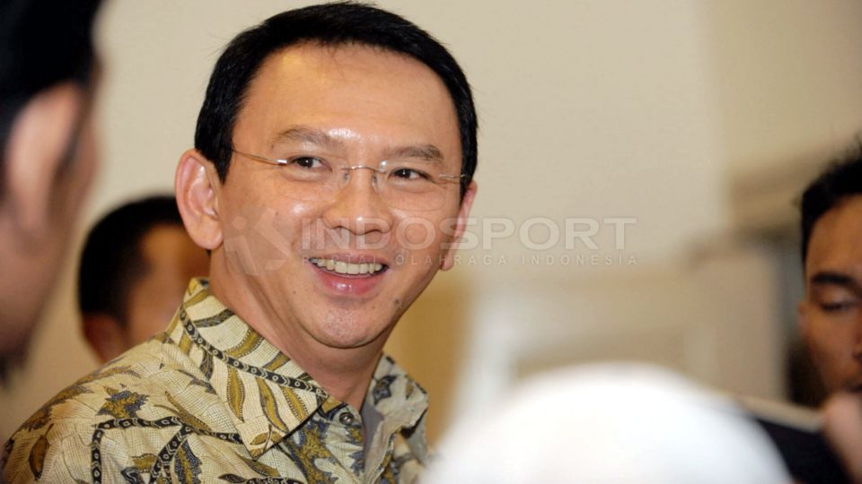 Gubernur Petahana, Basuki Tjahaja Purnama. Copyright: © Ratno Prasetyo/INDOSPORT