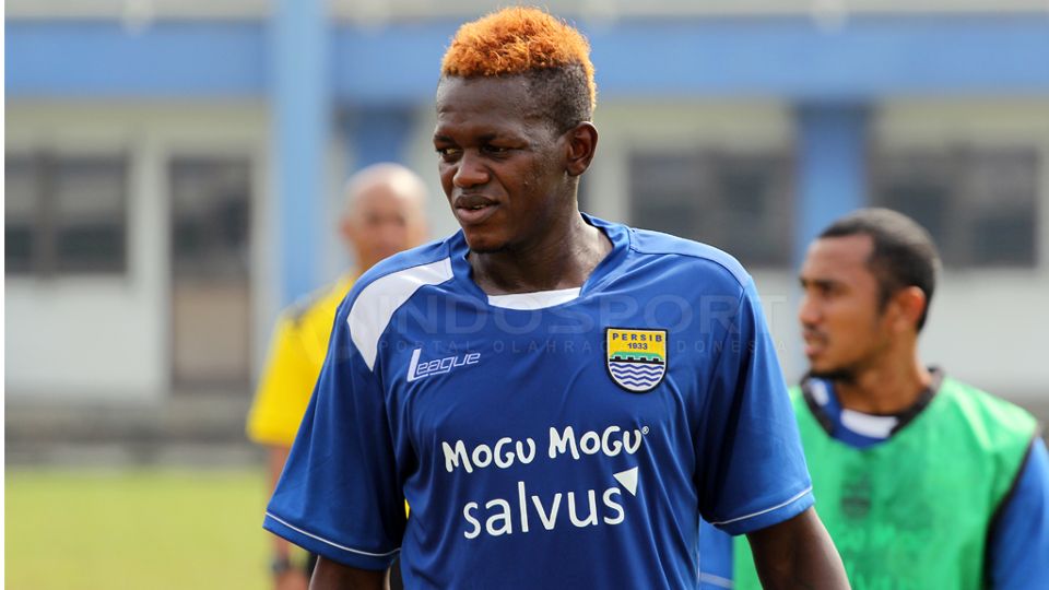Ousmane Ben Goita saat memgikuti seleksi bersama skuad Persib Bandung. Copyright: &copy; Ginanjar/INDOSPORT