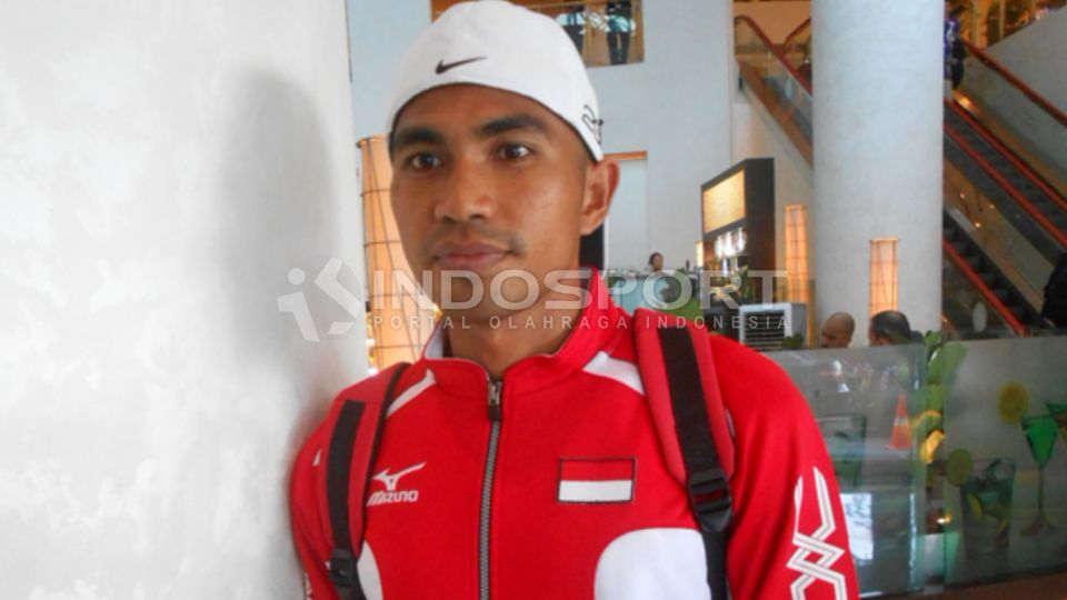 Atlet atletik asal Indonesia, Adrian. Copyright: © Effendi/INDOSPORT
