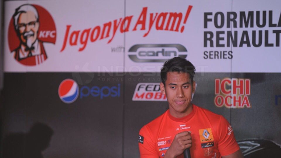 Sean Gelael optimistis bisa meraih juara pada seri terakhir kejuaraan Le Mans Seri Asia di Malaysia. Copyright: © INDOSPORT/ Ratno Prasetyo