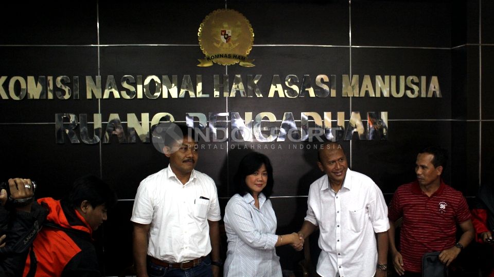 Komnas HAM panggil Ketum PSSI, PT LIB dan Indosiar Copyright: © Herry Ibrahim/Indosport