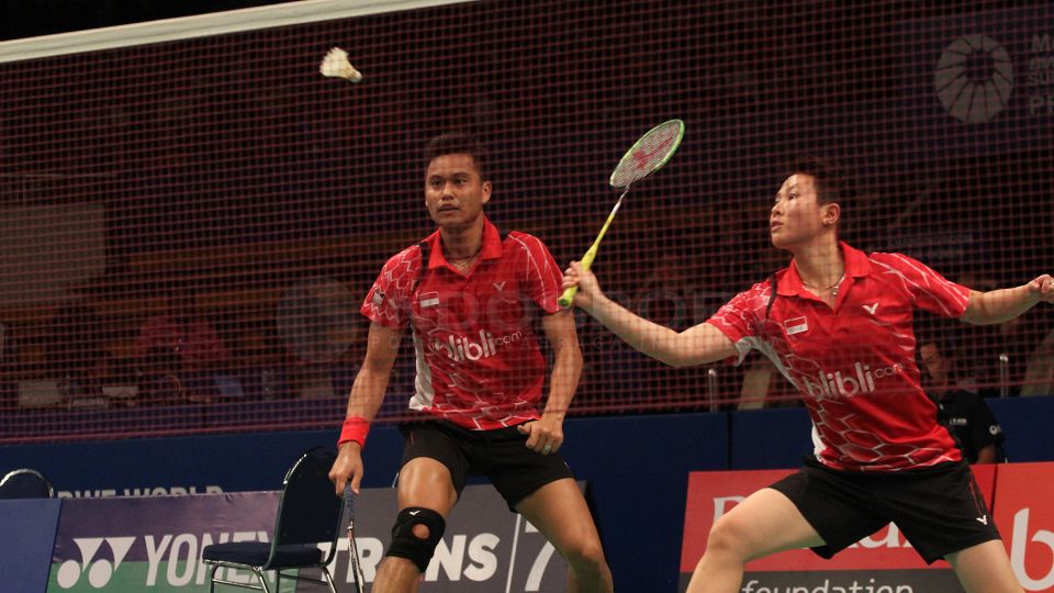 Ganda campuran Indonesia, Tontowi Ahmad/Liliyana Natsir. Copyright: © Herry Ibrahim/INDOSPORT